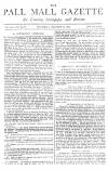 Pall Mall Gazette Thursday 20 October 1887 Page 1