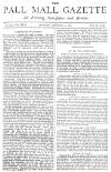 Pall Mall Gazette Monday 24 October 1887 Page 1