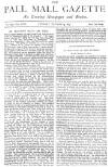 Pall Mall Gazette Tuesday 25 October 1887 Page 1