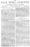 Pall Mall Gazette Saturday 29 October 1887 Page 1
