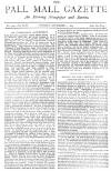 Pall Mall Gazette Tuesday 15 November 1887 Page 1