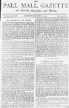 Pall Mall Gazette Tuesday 08 November 1887 Page 1