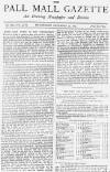 Pall Mall Gazette Wednesday 16 November 1887 Page 1