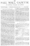 Pall Mall Gazette Thursday 17 November 1887 Page 1