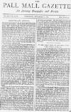 Pall Mall Gazette Thursday 01 December 1887 Page 1