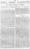 Pall Mall Gazette Friday 02 December 1887 Page 1