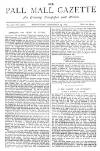 Pall Mall Gazette Wednesday 14 December 1887 Page 1
