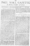 Pall Mall Gazette Wednesday 28 December 1887 Page 1