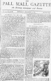 Pall Mall Gazette Saturday 31 December 1887 Page 1