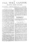 Pall Mall Gazette Wednesday 04 January 1888 Page 1