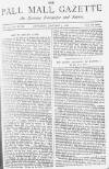 Pall Mall Gazette Thursday 05 January 1888 Page 1