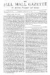 Pall Mall Gazette Tuesday 10 January 1888 Page 1