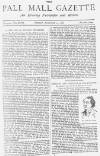 Pall Mall Gazette Friday 13 January 1888 Page 1