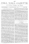 Pall Mall Gazette Wednesday 04 April 1888 Page 1