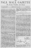 Pall Mall Gazette Tuesday 29 May 1888 Page 1