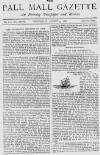 Pall Mall Gazette Wednesday 29 August 1888 Page 1