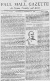Pall Mall Gazette Wednesday 26 September 1888 Page 1