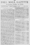 Pall Mall Gazette Tuesday 20 November 1888 Page 1
