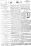 Pall Mall Gazette Wednesday 29 April 1891 Page 1