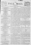 Pall Mall Gazette Wednesday 15 January 1896 Page 1