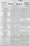 Pall Mall Gazette Saturday 25 January 1896 Page 1