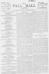 Pall Mall Gazette Wednesday 29 September 1897 Page 1