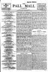 Pall Mall Gazette Friday 13 September 1907 Page 1