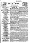 Pall Mall Gazette Monday 07 October 1907 Page 1