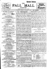 Pall Mall Gazette Tuesday 12 November 1907 Page 1