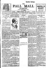 Pall Mall Gazette Tuesday 30 May 1911 Page 1