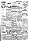 Pall Mall Gazette Monday 04 November 1912 Page 1