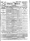 Pall Mall Gazette Tuesday 12 November 1912 Page 1