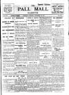 Pall Mall Gazette Thursday 28 November 1912 Page 1