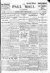 Pall Mall Gazette Saturday 01 February 1913 Page 1