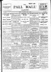 Pall Mall Gazette Friday 04 July 1913 Page 1