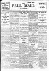 Pall Mall Gazette Wednesday 09 July 1913 Page 1