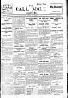 Pall Mall Gazette Saturday 01 November 1913 Page 1