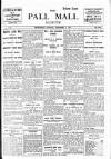 Pall Mall Gazette Wednesday 03 December 1913 Page 1