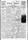 Pall Mall Gazette Wednesday 17 December 1913 Page 1