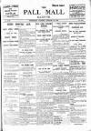 Pall Mall Gazette Wednesday 14 January 1914 Page 1
