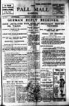 Pall Mall Gazette Monday 21 October 1918 Page 1