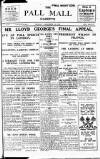 Pall Mall Gazette Friday 13 December 1918 Page 1