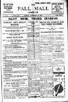 Pall Mall Gazette Monday 29 September 1919 Page 1