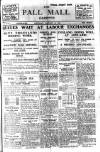 Pall Mall Gazette Saturday 15 January 1921 Page 1