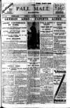 Pall Mall Gazette Tuesday 25 January 1921 Page 1