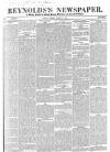 Reynolds's Newspaper Sunday 27 March 1864 Page 1