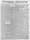 Reynolds's Newspaper Sunday 30 December 1877 Page 1