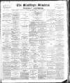 Blackburn Standard Saturday 12 January 1889 Page 1
