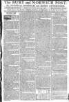 Bury and Norwich Post Wednesday 26 April 1786 Page 1