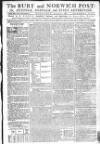 Bury and Norwich Post Wednesday 30 August 1786 Page 1